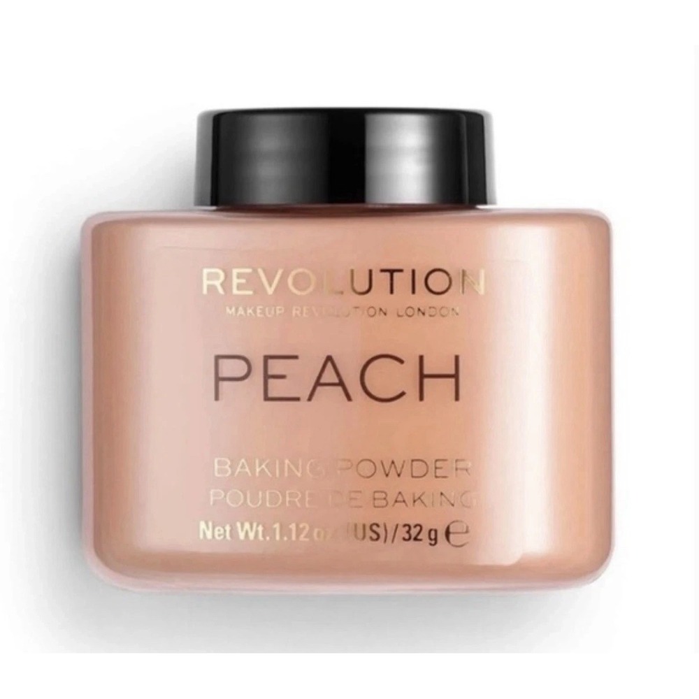 3‎ Revolution Loose Baking Powder Makeup, 1.12 oz Peach